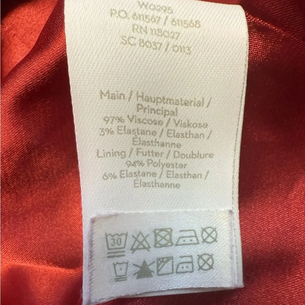 Boden Hannah Sheath Dress Poinsettia 6L - Picture 8 of 10